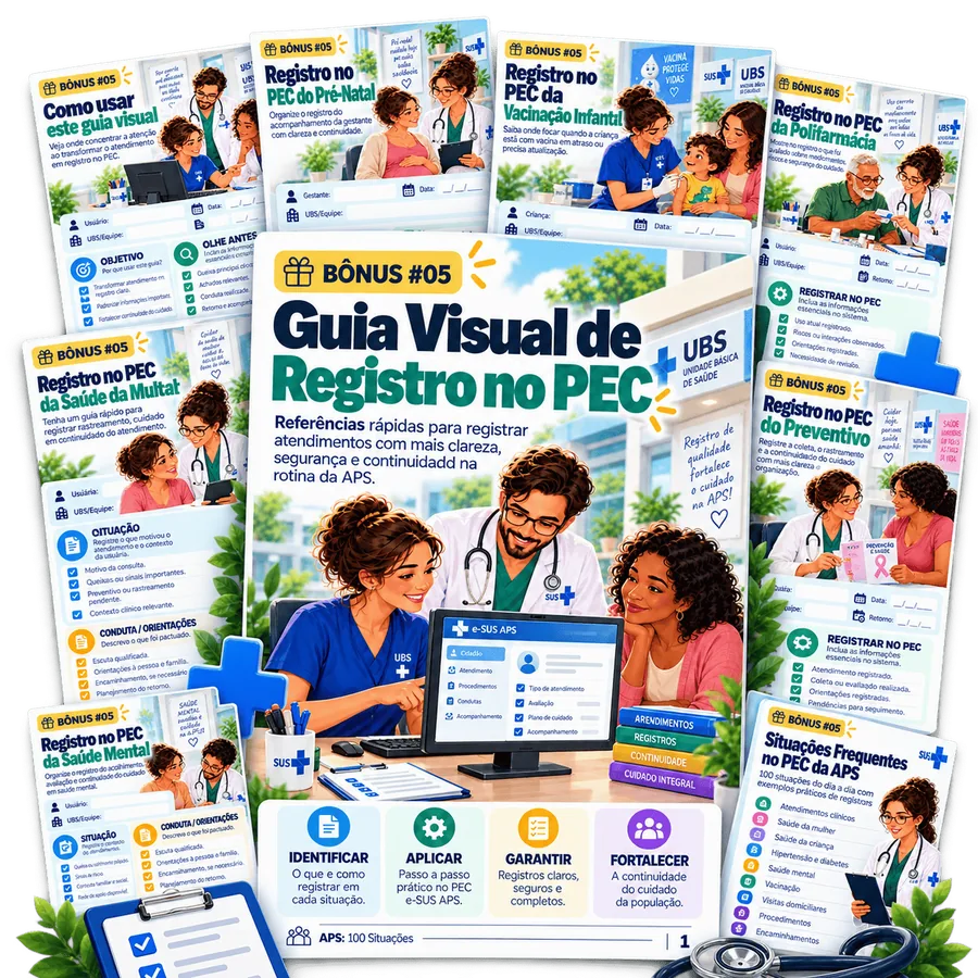 Bônus 05 — Guia Visual de Registro no PEC